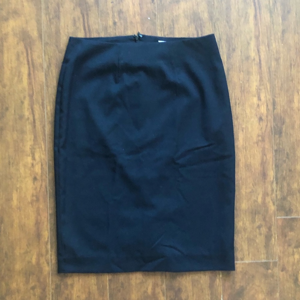Classic black pencil skirt
